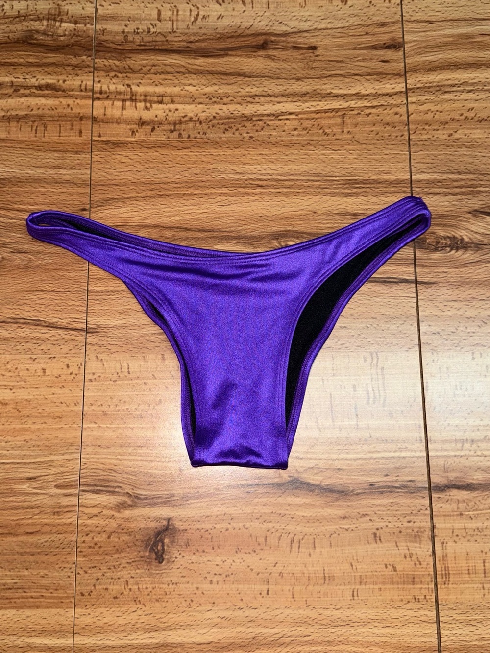 Metallic Purple Bikini Bottom